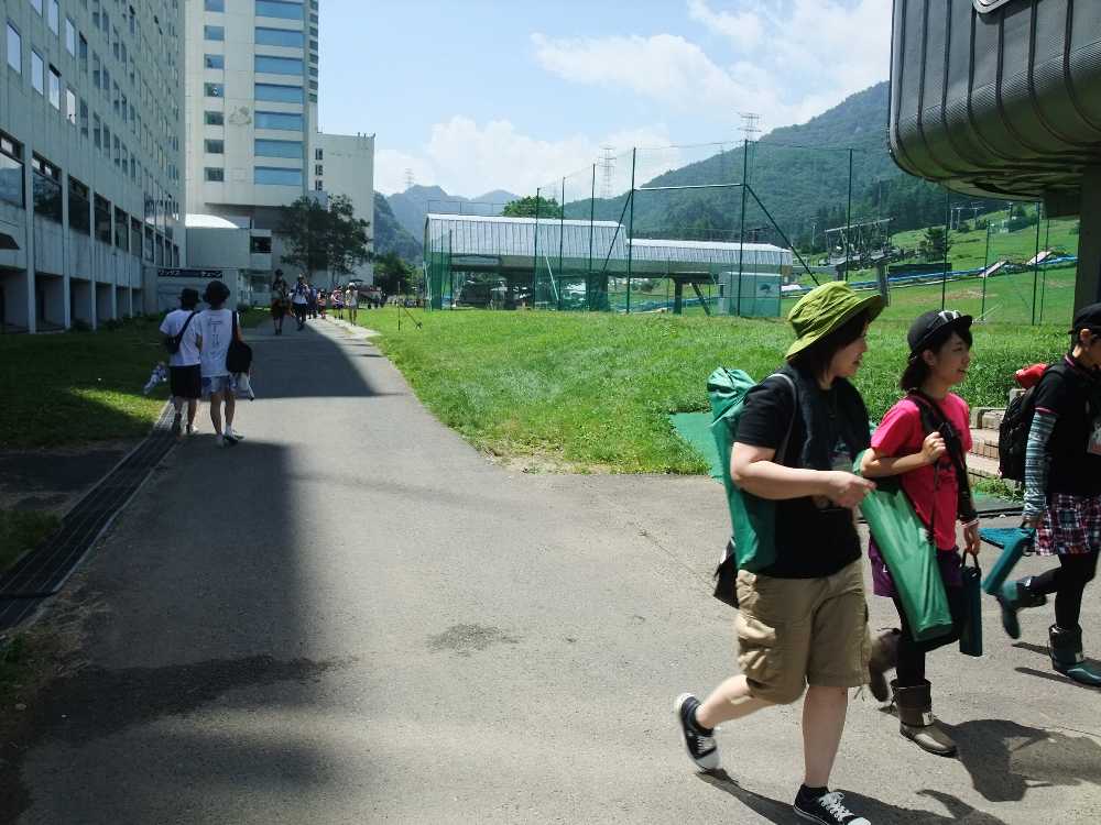 プリンスホテル裏。