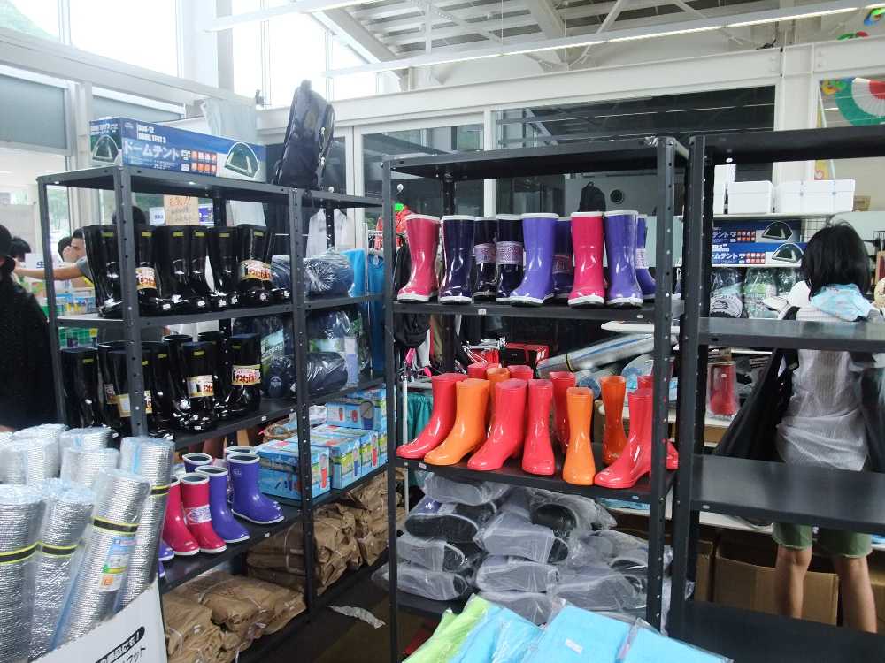 長靴いろいろ。