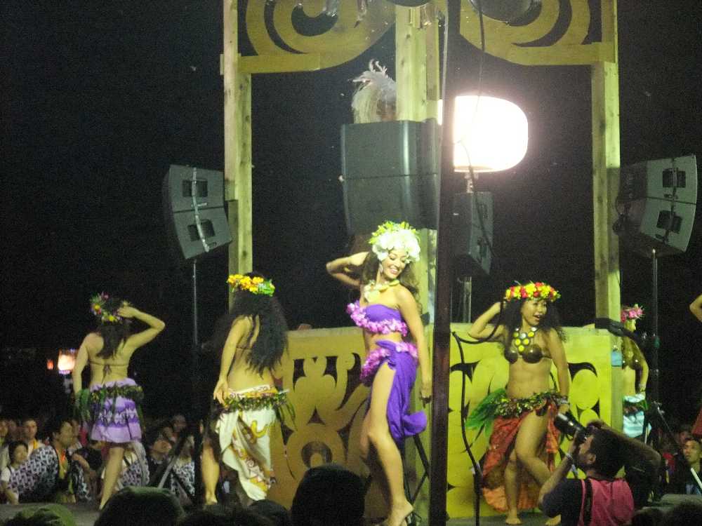 一部はハワイの人。