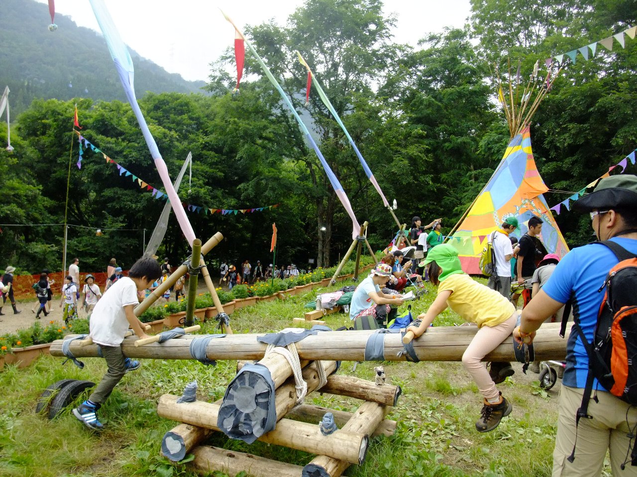 シーソーは今年から1台に。