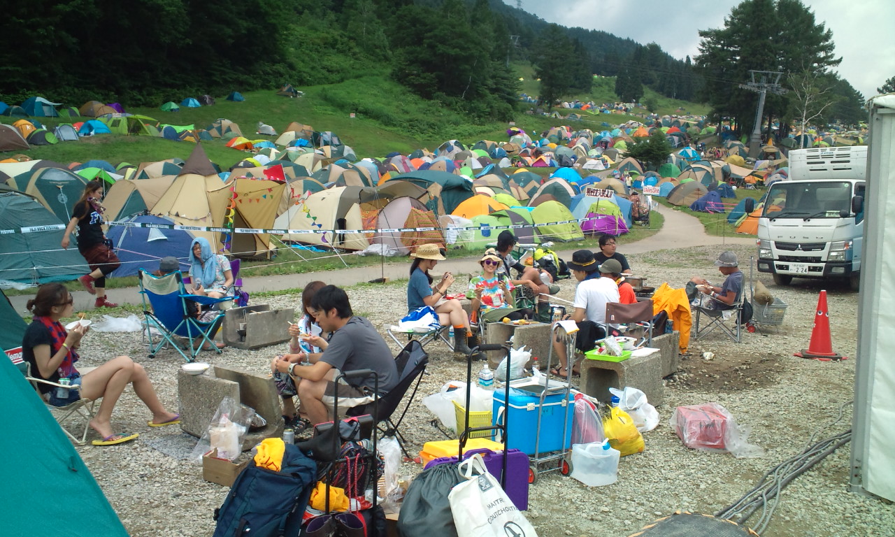 バーベキューエリア。