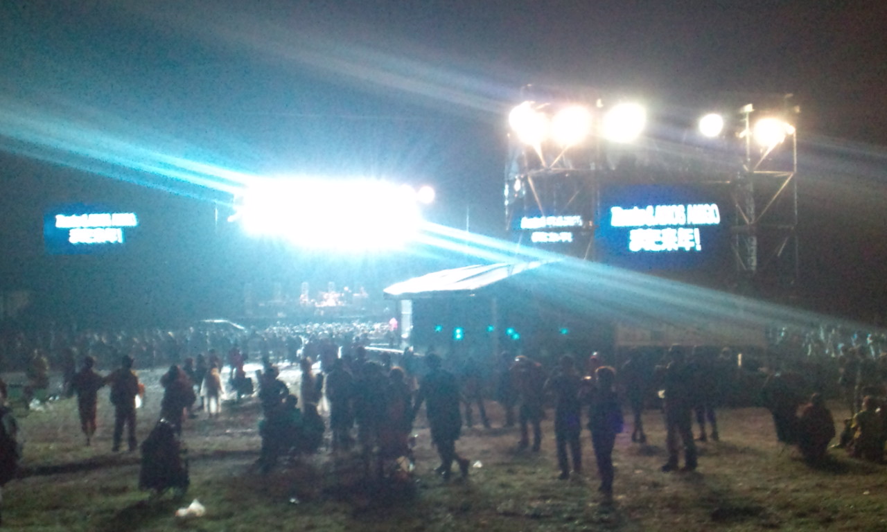 グリーンステージの終演。