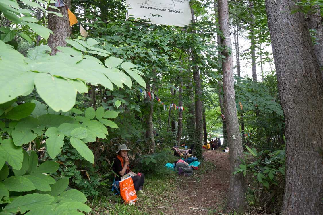 NGOビレッジとジプシーアバロンをつなぐ通路。