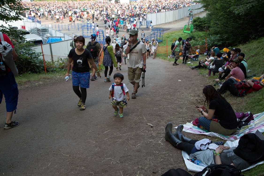 この坂は昨年から整地されている。