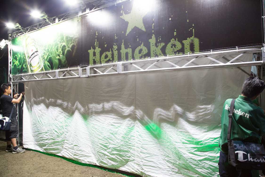 ハイネケンも同様。