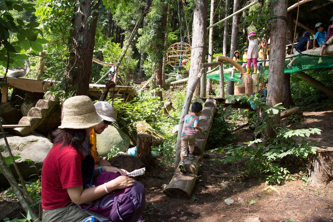 キッズの森の遊具。