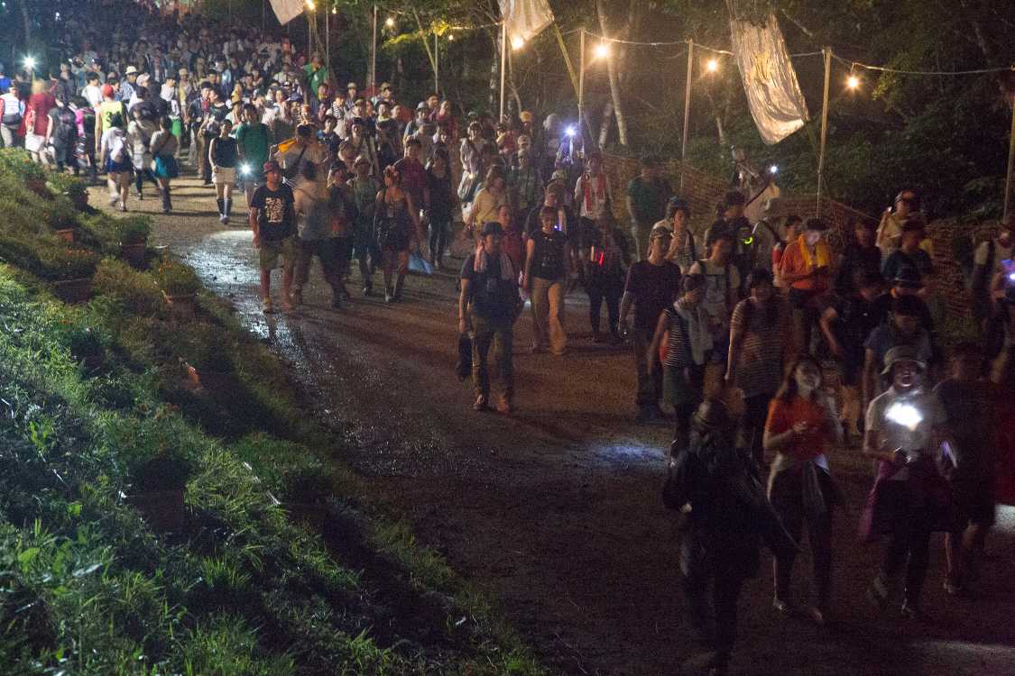 キッズランド下の導線。