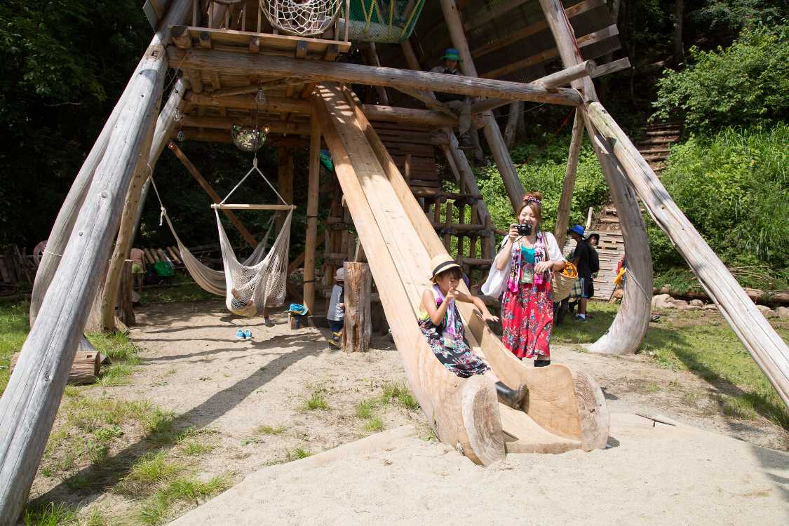 キッズランドの遊具。名前はあるのか。