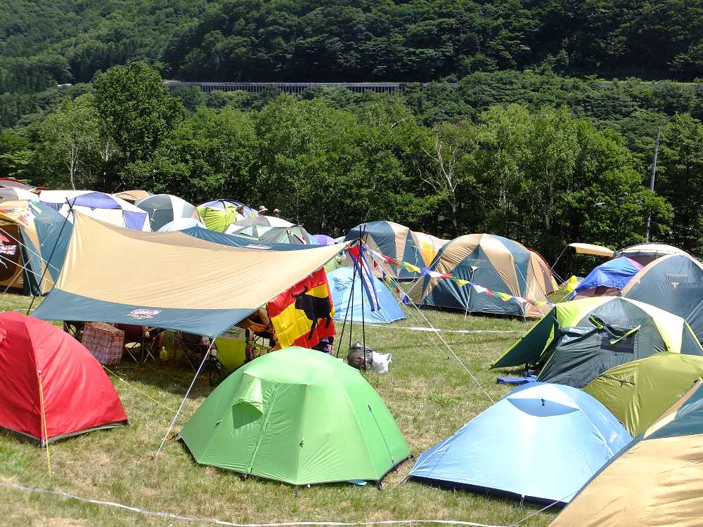 その他キャンプサイトの風景いろいろ。