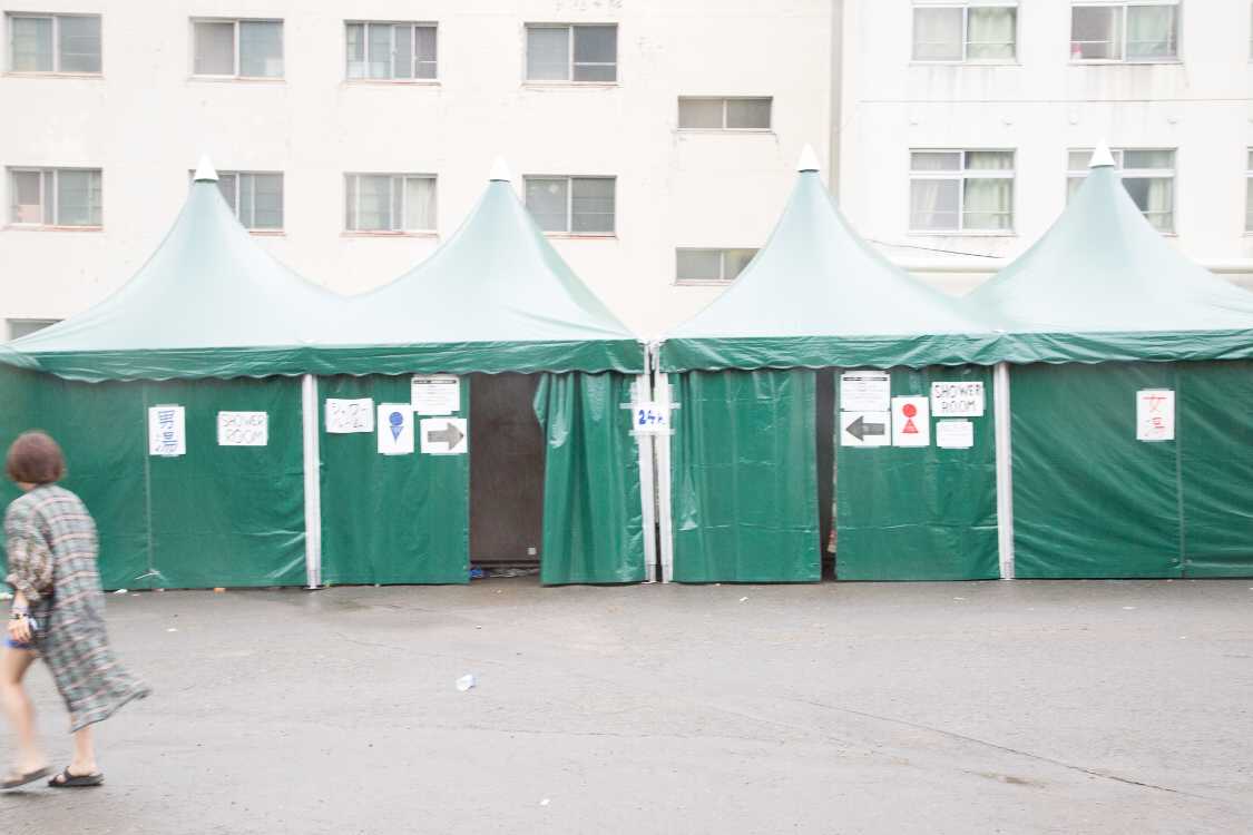 簡易シャワー。