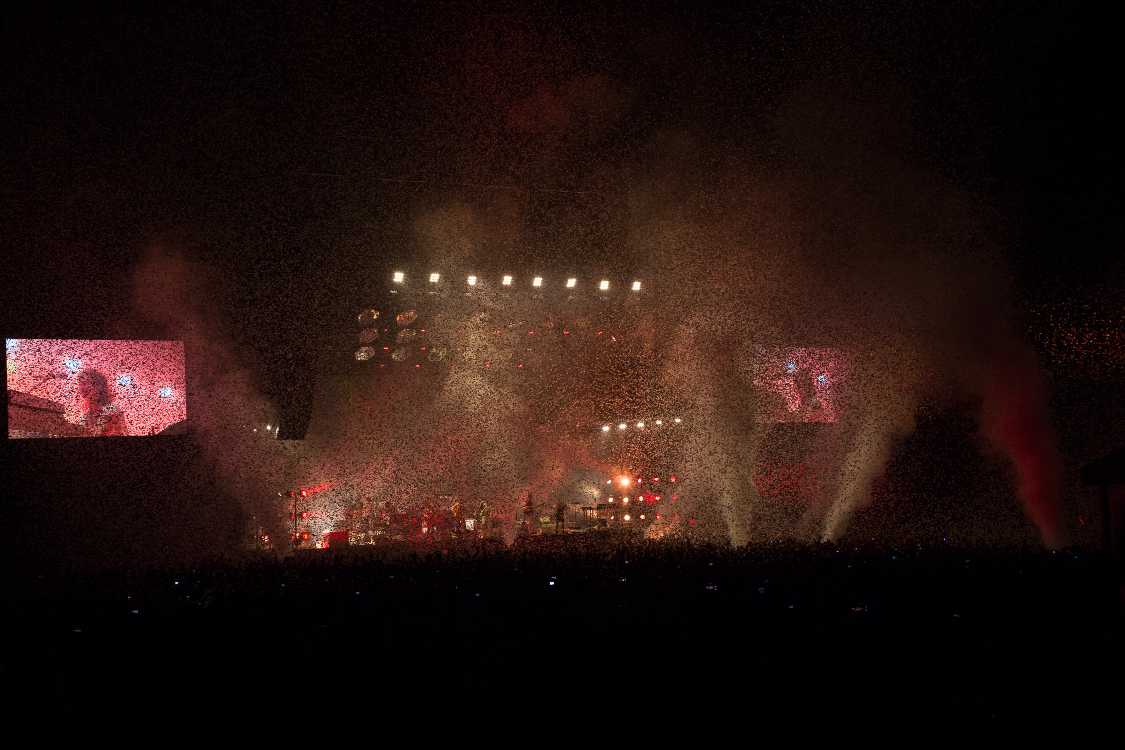 たくさん噴出しています。