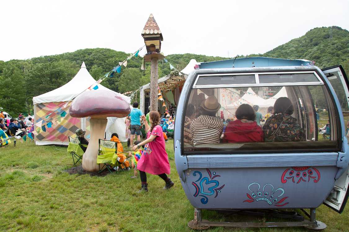 ゴンドラときのこ。