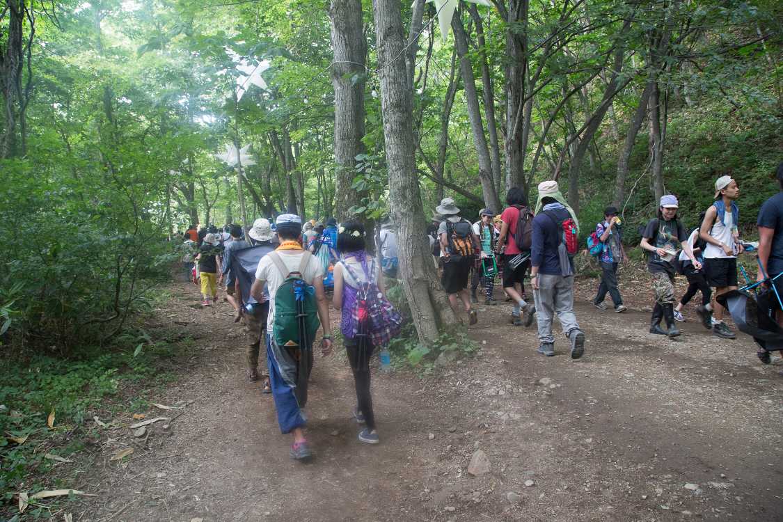 グリーンステージとホワイトステージの導線が拡張されている。