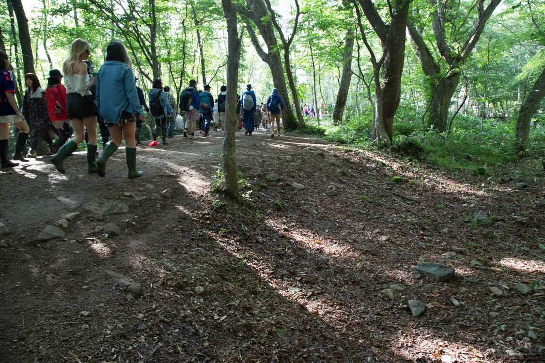 傾斜はあるが拡張されている。