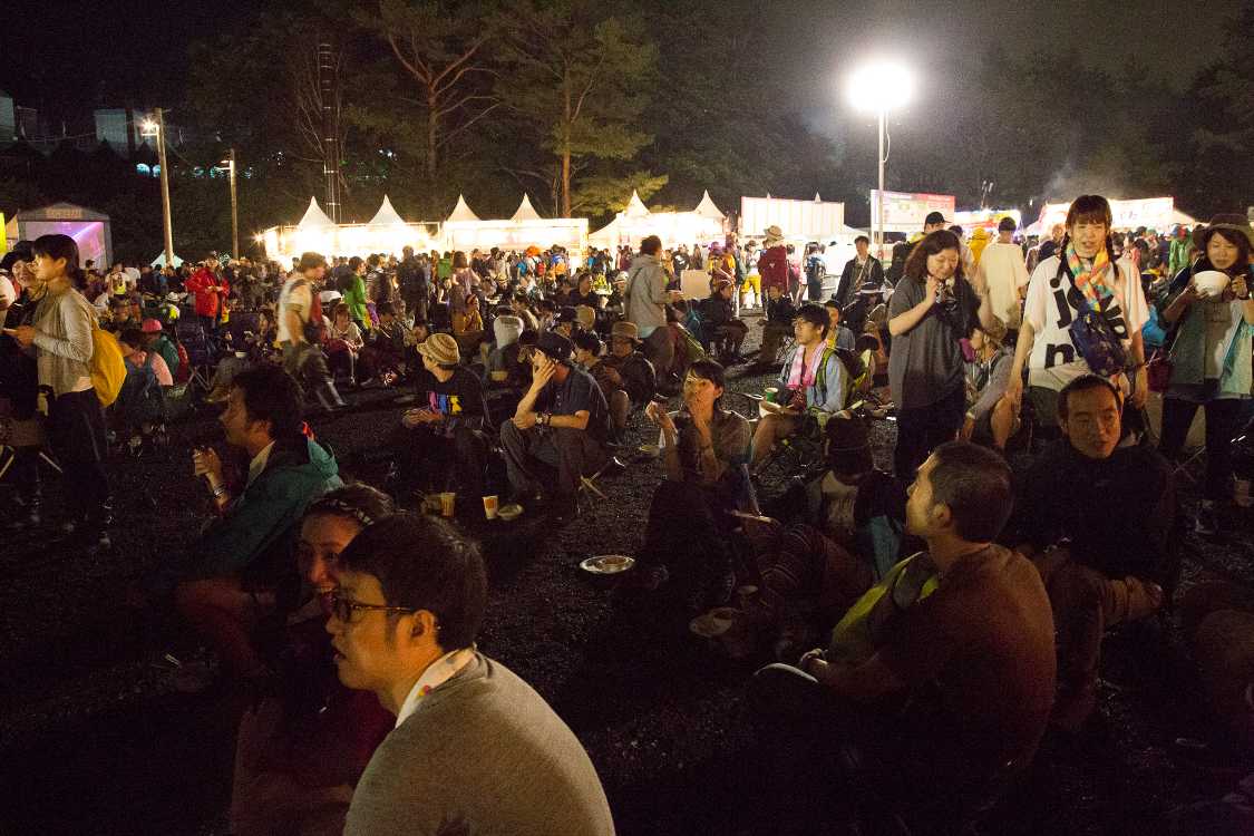 前夜祭のオアシスエリア。