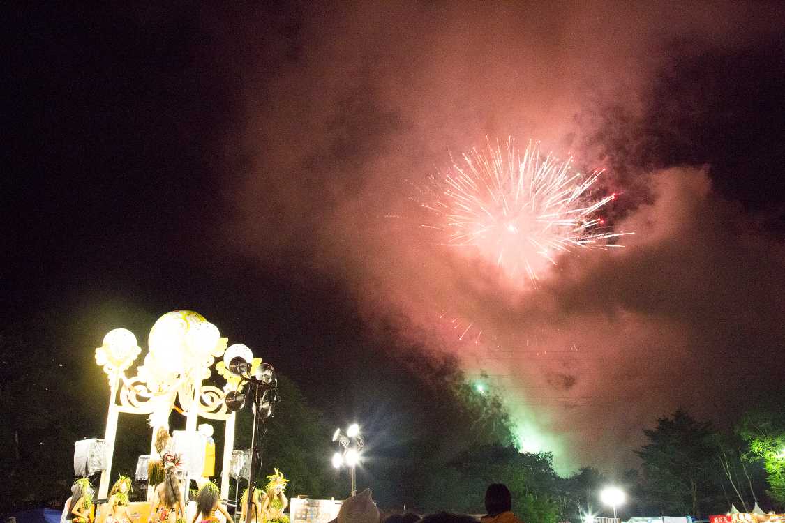 前夜祭の花火その2。