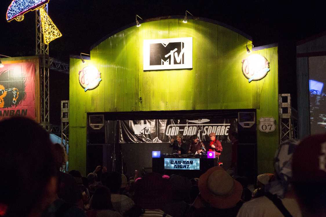 岩盤スクエアのDJブース。