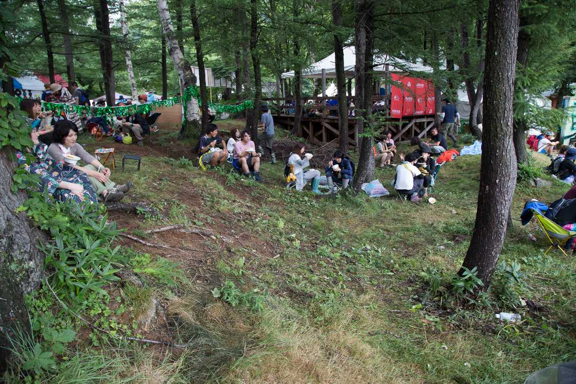 苗場食堂付近。