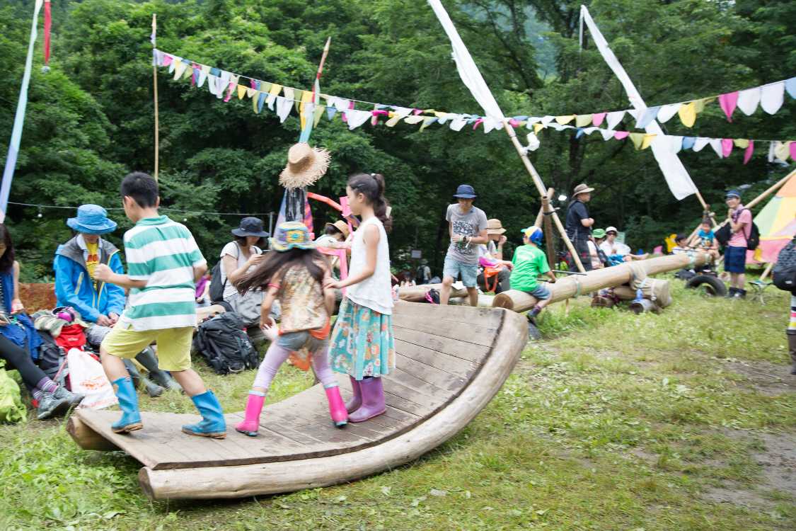 キッズランドの遊具。