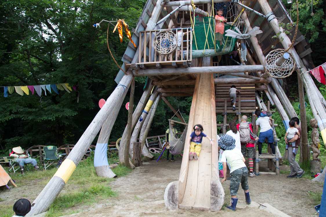 キッズランド唯一の常設遊具。