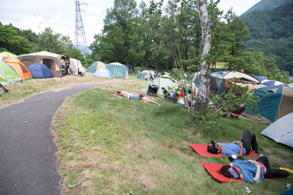 Dサイトの山側。レッドゲートに近い。