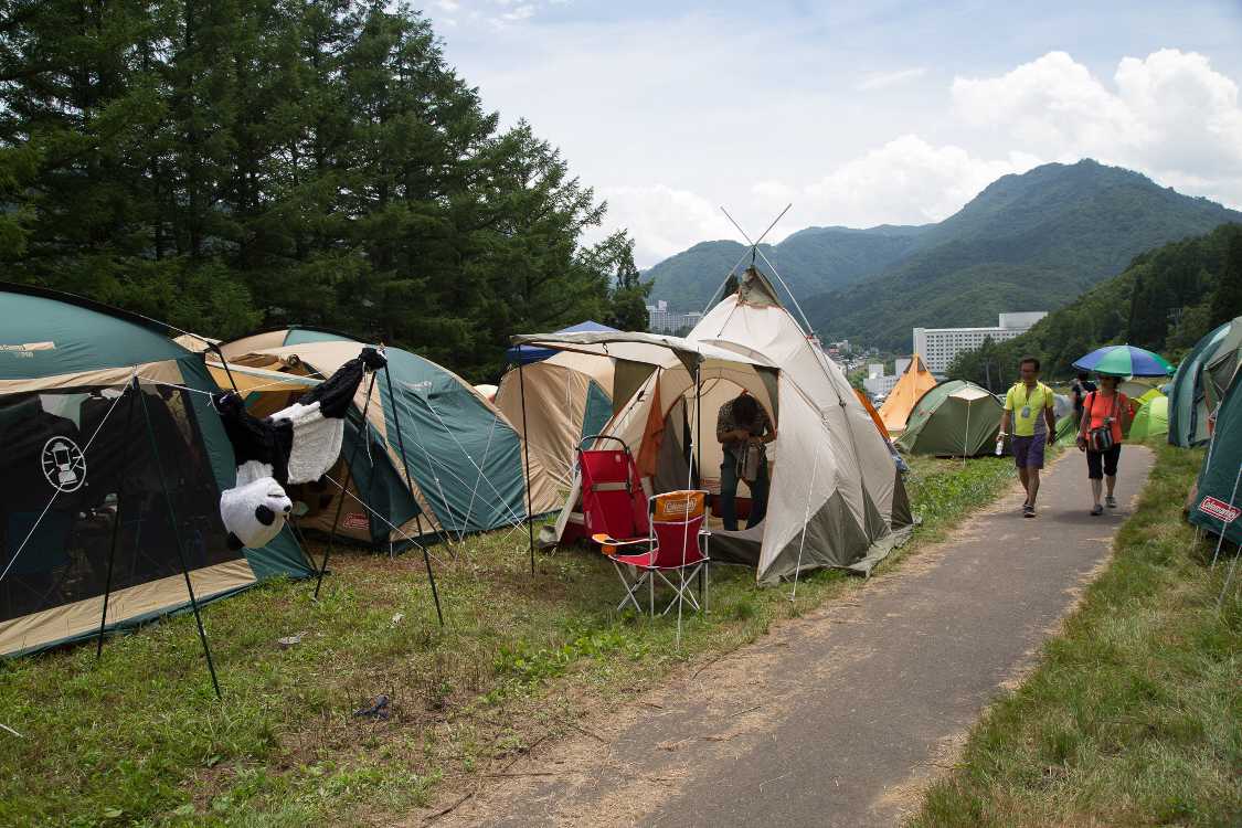 Cサイトのレッドゲート寄り。