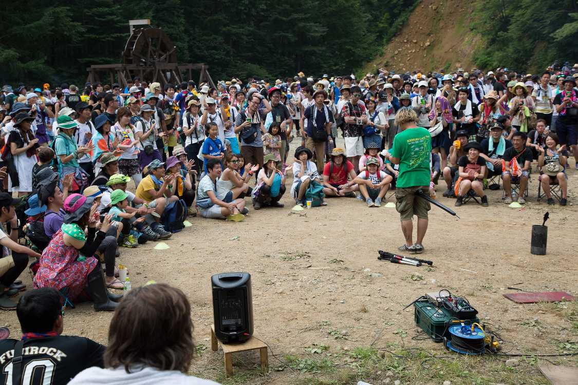 昨年なかった大道芸が復活していたが、大道芸人は以前と同じだった。