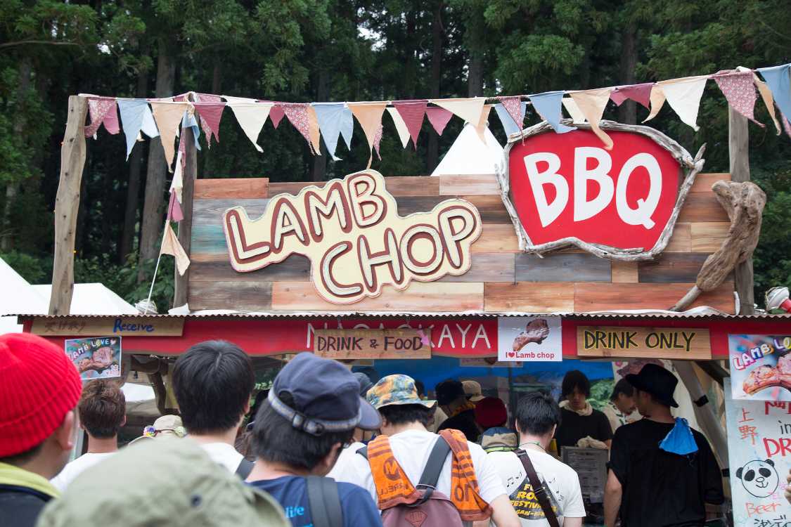 ラムチョップBBQ。