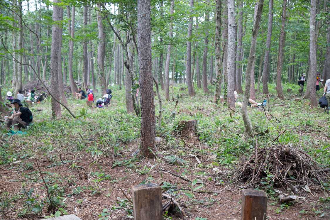 アバロンフィールドの飲食店の裏にできたというのは、食事の場所の確保かもしれない。ところ天国やオアシスエリアとは違い、アバロンフィールドは広い食事場所がなかった。