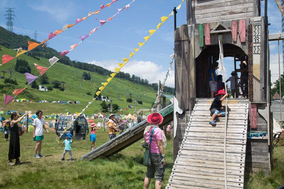 キッズランドほどではないが子ども用の塔もある。