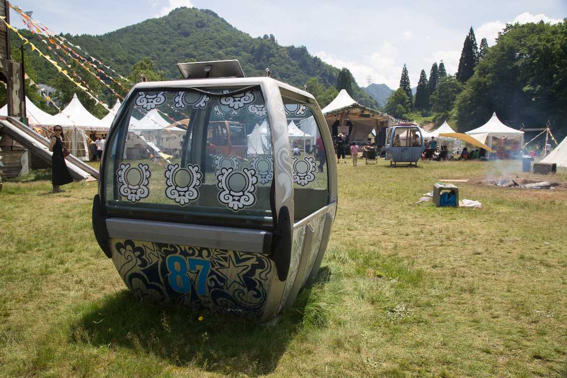 ゴンドラの再利用。