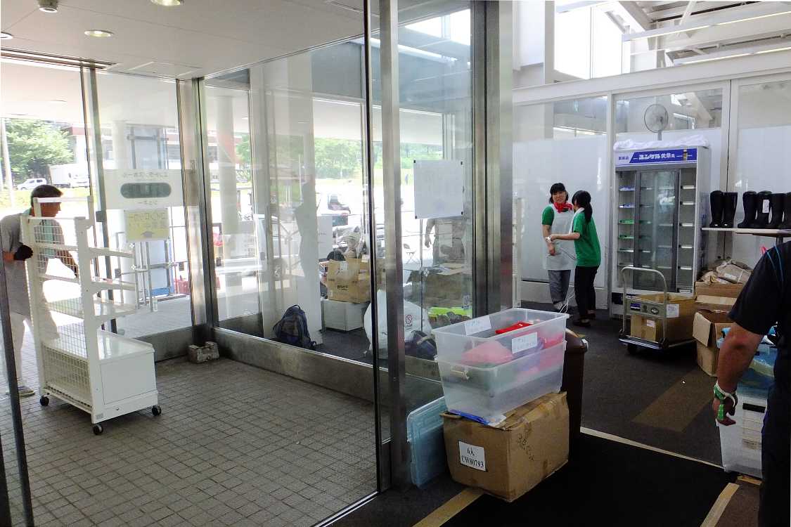 N・プラトーの臨時売り場も撤去。