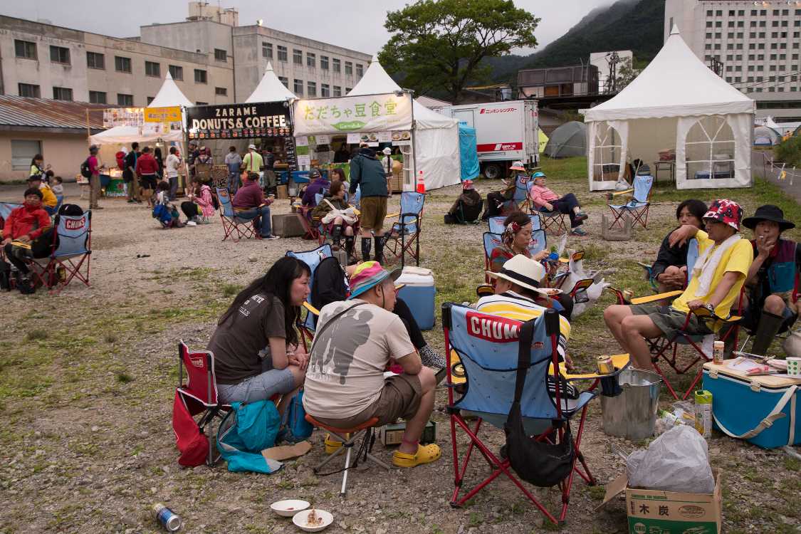 バーベキューのスペース。