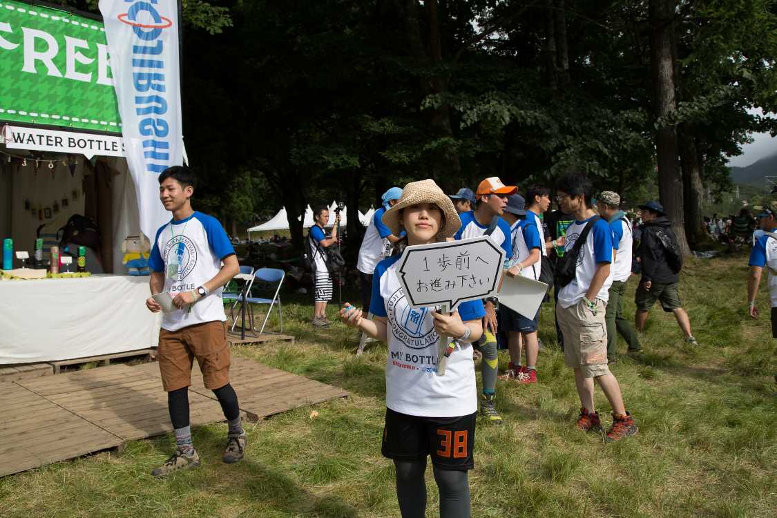 スタッフの数がかなり多い。