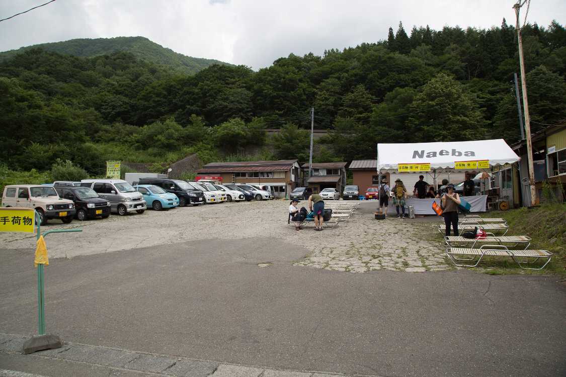 ここは秋のボードウォーク散策者用を転用しています。