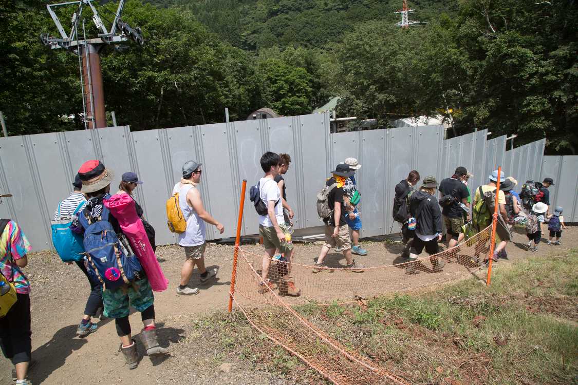 レッドゲートとレッドマーキーの標高差は数十メートルか。