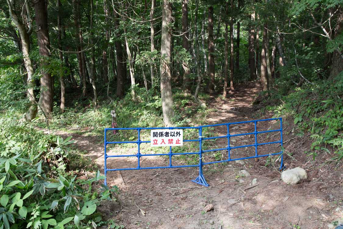 かつてボードウォークの終点だったところ。ルート変更でフィールド・オブ・ヘブン寄りに移動しています。