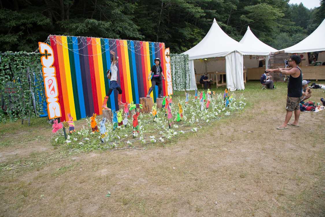 マッドバニーの記念撮影所。