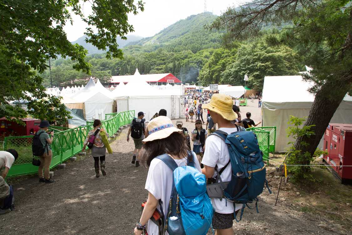 オアシスエリアへ。