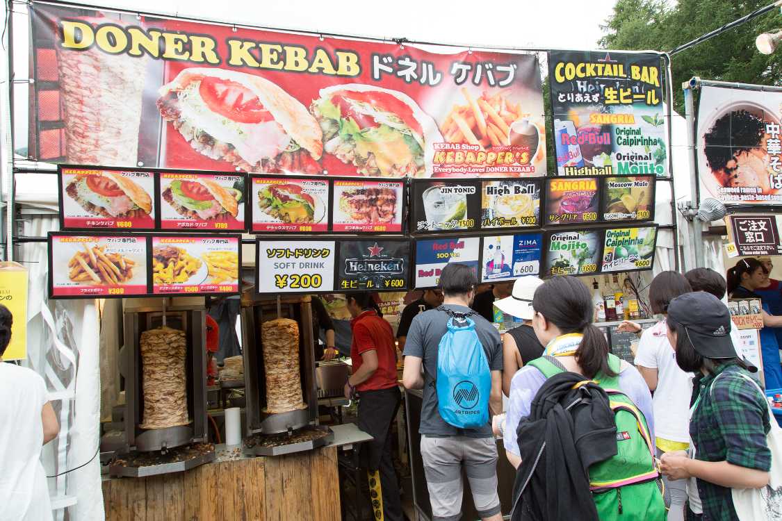 グリルワーク。例年出店していたケバブイスタンブールが今回は出店していませんでした。