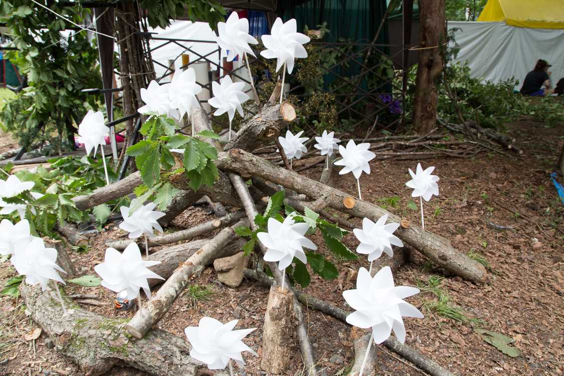 ブルーギャラクシー入り口の装飾。