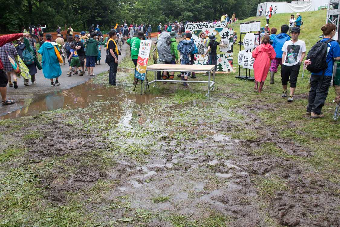 グリーンステージ北側。