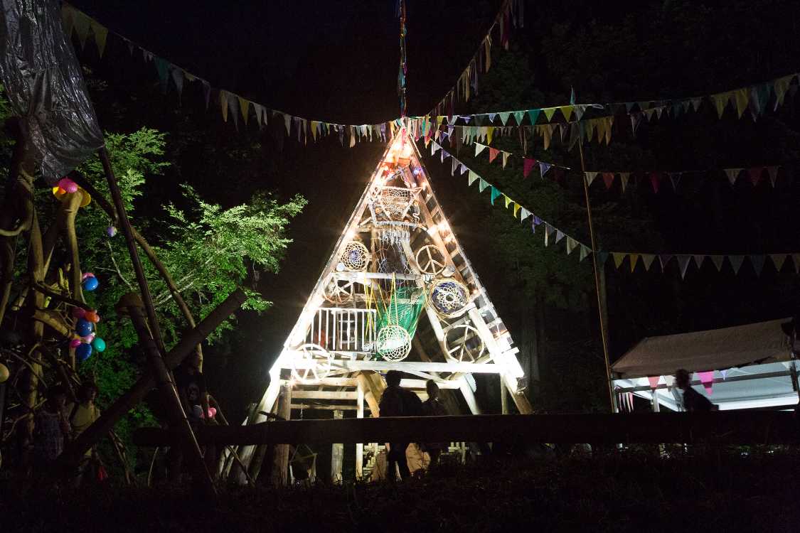 通路からのキッズランド。