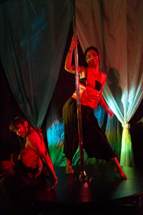 ポールダンスといっても、曲芸をするわけではありません。