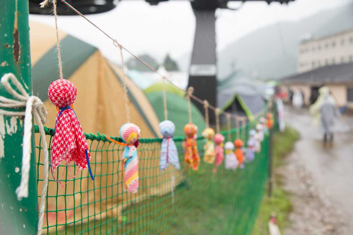 レディースサイトのてるてる坊主。