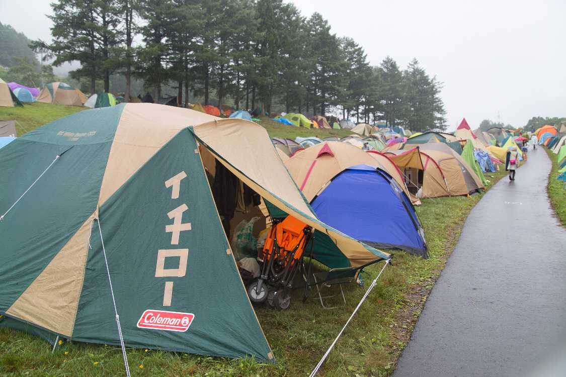 常連のイチローテント。