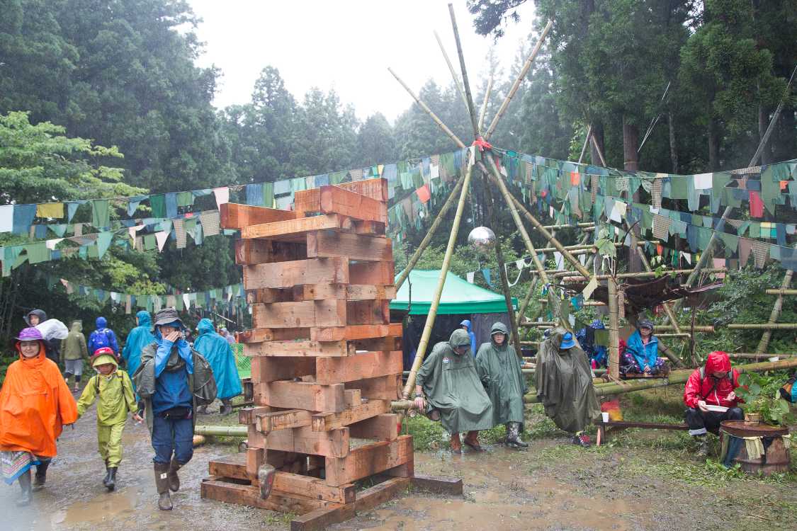 オレンジカフェへの通路口。