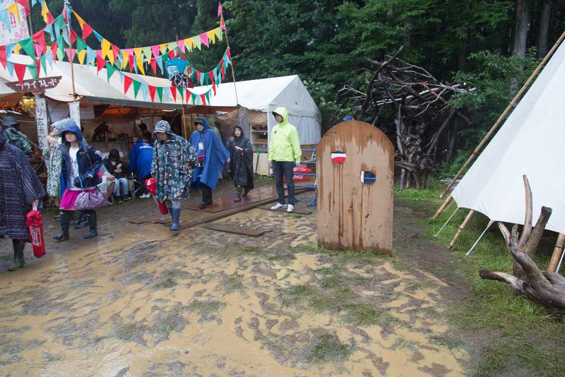 フィールドオブヘブン。途中まで板を敷いていますがあまり効果なし。