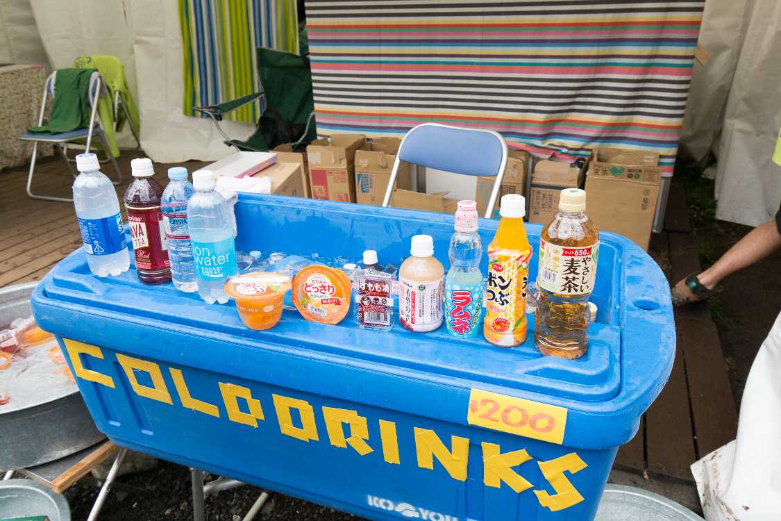 キッズランドだけの飲料も販売しています。