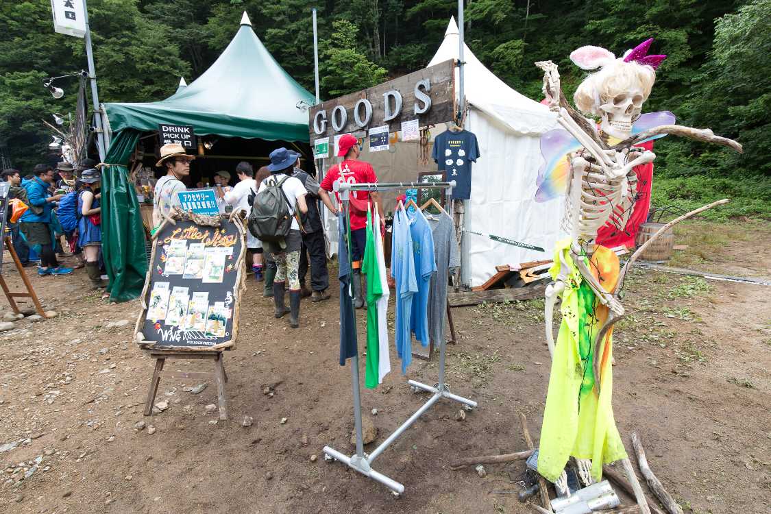 Tシャツ等のサンプル。